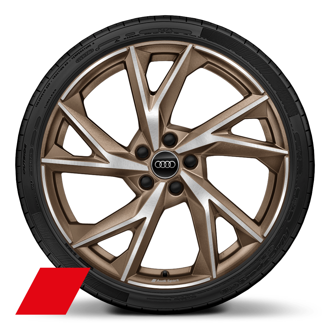 car wheel with gold rims